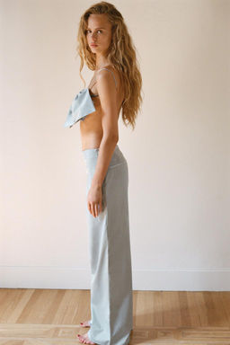 SATIN TROUSERS - Zara фото 2