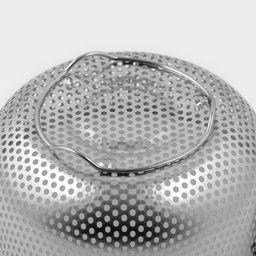 Дуршлаг из нержавеющей стали Марко, d=16,5 см, две ручки, цвет хромированный - Доляна фото 8