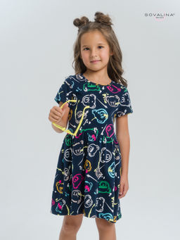 Платье Лето цветные мишки - Sovalina фото 6