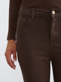 Crop Flare Kad?n Jean Pantolon