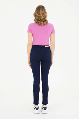 Женские темно-синие брюки из плотной ткани Неожиданная скидка в корзине - U.s. polo assn фото 4