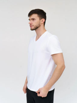 Футболка мужская, цвет белый