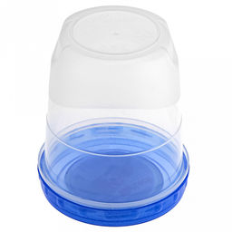 Контейнер для продуктов пластмассовый VintLock 0,6л, д10см, h12см, винтовая крышка (Россия) - Домашняя мода фото 4