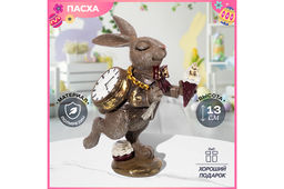 Фигурка декоративная 10*6*13,5 см Кролик с мороженым