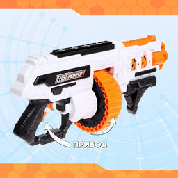 Бластер Storm blaster, стреляет мягкими пулями, работает от батареек - Woow toys фото 7