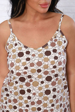 Сорочка на бретелях, кофе (934-1) - Плиона фото 14