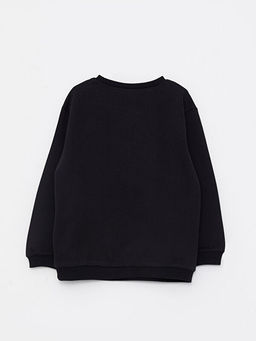 Bisiklet Yaka Uzun Kollu Bask?l? K?z Bebek Sweatshirt - Waikiki фото 2