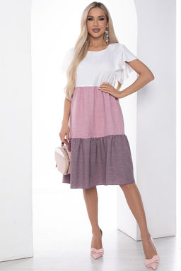 Платье Ветер перемен роза П10109 - Lt collection фото 5