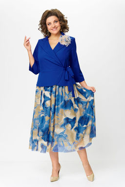 Платье Bonna Image 922/3 васильковый