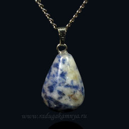 Кулон капля 12*17мм из лазурита