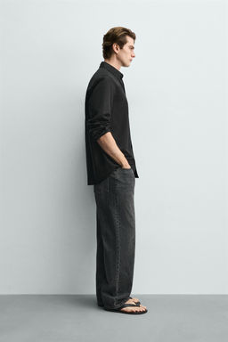 CAMISA REGULAR FIT BOLSILLOS / Lima claro - Zara фото 14
