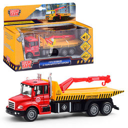 Машина "Автоманипулятор" 15,5см, свет+звук