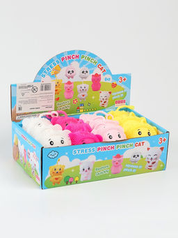 Цена за 12 шт. Антистресс игрушка «Мишка», мялка с пастой, МИКС