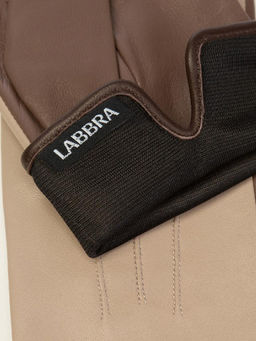 Перчатки жен ш/п LB-4607-1 l.cacao/taupe - Labbra фото 4