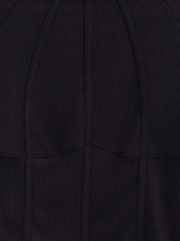 CONTE Джемпер в рубчик с имитацией корсета LD 2629 black - Conte elegant фото 6