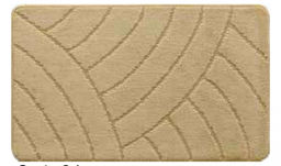 Набор ковриков 2-х пр. для ванны туалета (60*50/60*100) SASH 04 GOLDEN