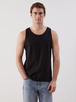 Bisiklet Yaka Erkek Kolsuz Ti??rt