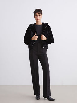 Kap??onlu Kad?n K?rk Ceket