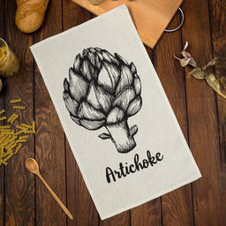 Цена за 2 шт. Полотенце кухонное Доляна Artichoke 35х60 см, 100% хлопок, 160г/м2