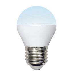 LED-G45-6W/NW/E27/FR/MB PLM11WH Лампа светодиодная. Форма шар, матовая. Серия Multibright. Белый свет (4000K). 100-50-10. Картон. ТМ Uniel.