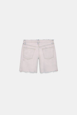 BERMUDA DENIM TRF TIRO MEDIO / Malva - Zara фото 7