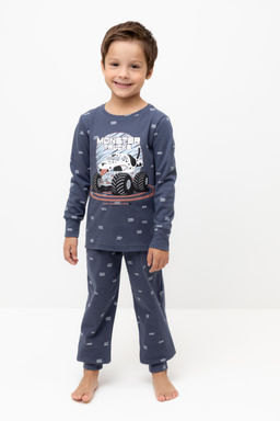 Crockid _ К 1621/стальной,штиль пижама дет