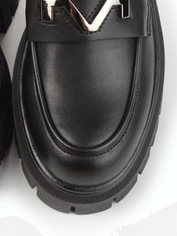 01-C1808-1 BLACK Ботинки демисезонные женские (натуральная кожа) - Фабричный китай фото 11