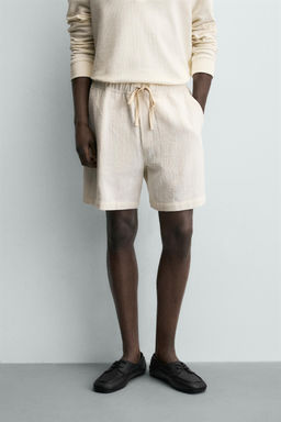 BERMUDA JACQUARD GEOM?TRICO / Crudo - Zara фото 2