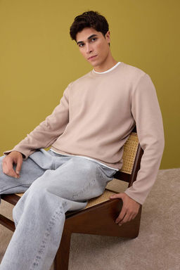 TRENDYOL MAN Mavi Regular/Normal Kesim Sweatshirt TMNAW22SW0658 - Trendyolmilla фото 15