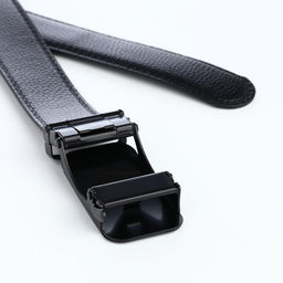 Ремень мужской, регулируемая длина, 120×3.5 см, пряжка автомат, чёрный
