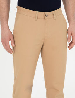 Camel Regular Fit Kanvas Pantolon - Pierre cardin фото 5