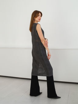 Платье вязаное Looma, серое - Inzibe фото 3