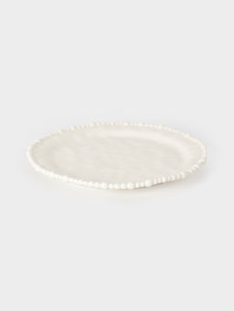 Тарелка «Облако», d=26 см, керамика, молочная