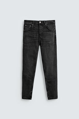 JEANS SKINNY CROPPED FIT / Carb?n - Zara фото 7