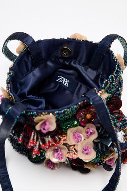 BEADED MINI TOTE BAG - Zara фото 6