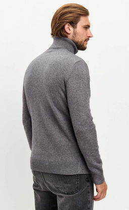 Водолазка F421-1528 grey melange - Fine joyce фото 7