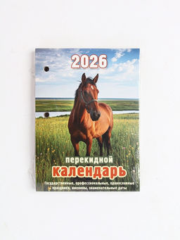 Цена за 2 шт. Календарь 2026 перекидной настольный «Природа», сменный блок, 160 листов