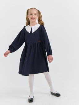 Платье Темно-синее 7+ - Bungly фото 11