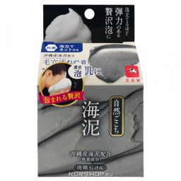 Очищающее мыло для лица с морским илом Cow Brand, Япония, 80 г Акция