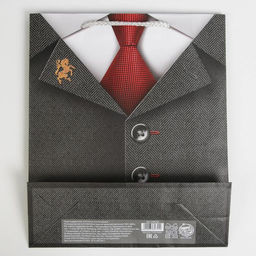 Цена за 2 шт. Пакет подарочный ламинированный, упаковка, Джентльмен, ML 21?25?8 см