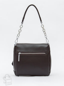 Сумка женская кожаная 0841CH coffee Polina&Eiterou  в Новосибирске