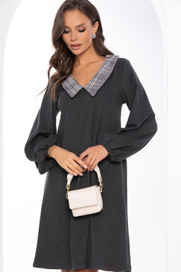 Платье Искусство стиля (темно-серое) П8296 - Lt collection фото 9