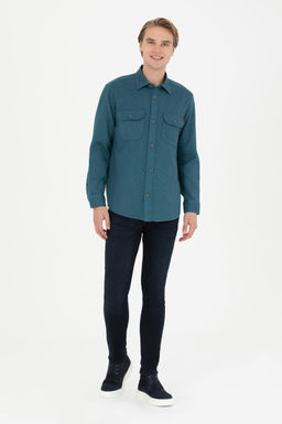 Мужская рубашка Petrol с длинным рукавом - U.s. polo assn фото 11