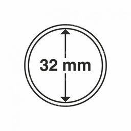 Капсула CAPS для монет диаметром 32 мм LEUCHTTURM 304799