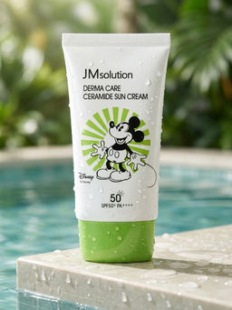 JMsolution Солнцезащитный крем с церамидами / Derma Care Ceramide Sun Cream SPF50+/PA++++ Disney Mickey, 50 мл