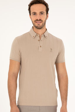 U. S. Polo Assn / Мужская футболка светло-хаки - U.s. polo assn фото 10