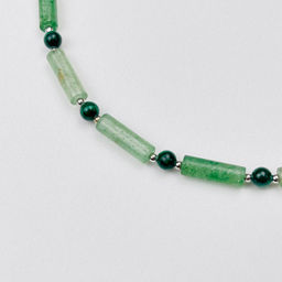 Чокер из зеленого Авантюрина и Малахита - Радуга самоцветов фото 2