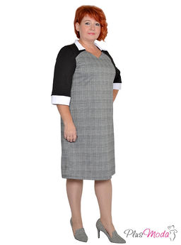 Платье Модель №1361 размеры 44-84 - Plusmoda фото 3