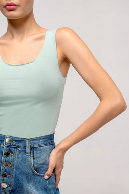 Арт. 3752/6 Майка женская 40-48 (5 шт) Цвет:мята - Калинка фото 3
