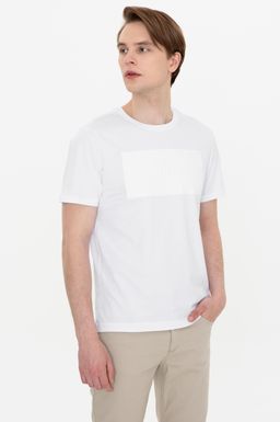 U. S. Polo Assn Мужская белая футболка с круглым вырезом - U.s. polo assn фото 3